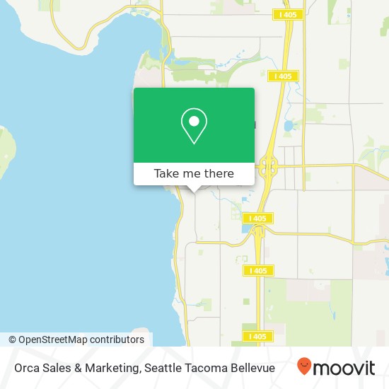 Orca Sales & Marketing map