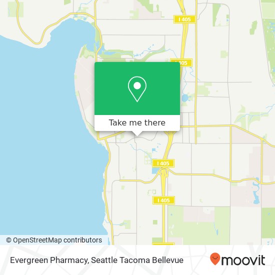 Mapa de Evergreen Pharmacy