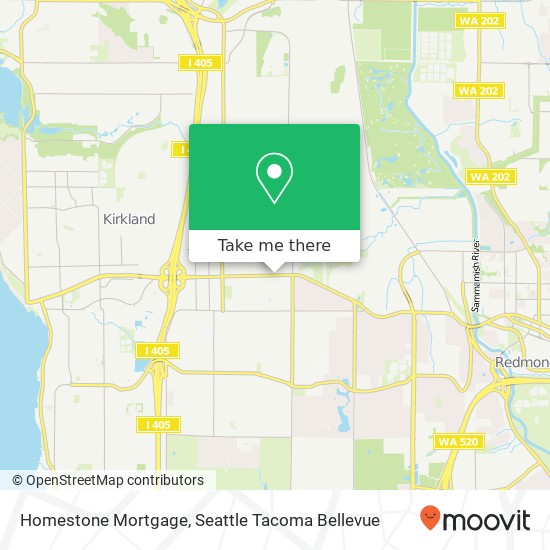 Homestone Mortgage map