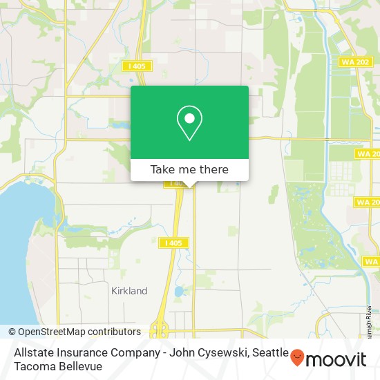 Allstate Insurance Company - John Cysewski map