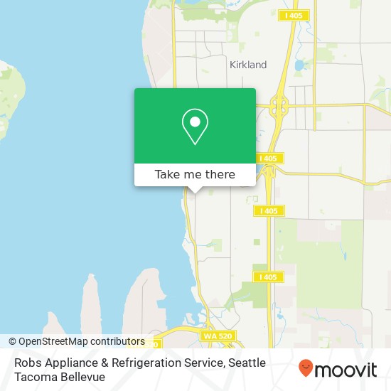 Robs Appliance & Refrigeration Service map