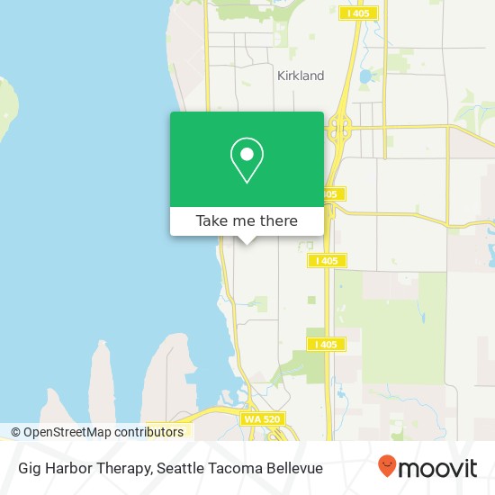 Gig Harbor Therapy map