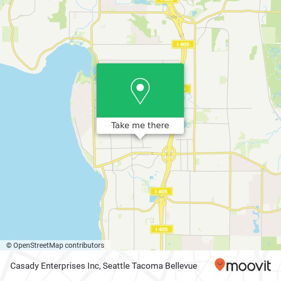 Casady Enterprises Inc map