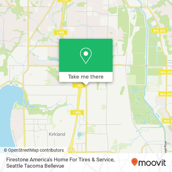 Mapa de Firestone America's Home For Tires & Service