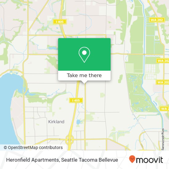 Heronfield Apartments map