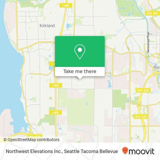 Northwest Elevations Inc. map