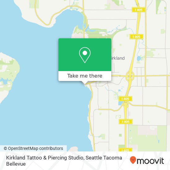 Kirkland Tattoo & Piercing Studio map