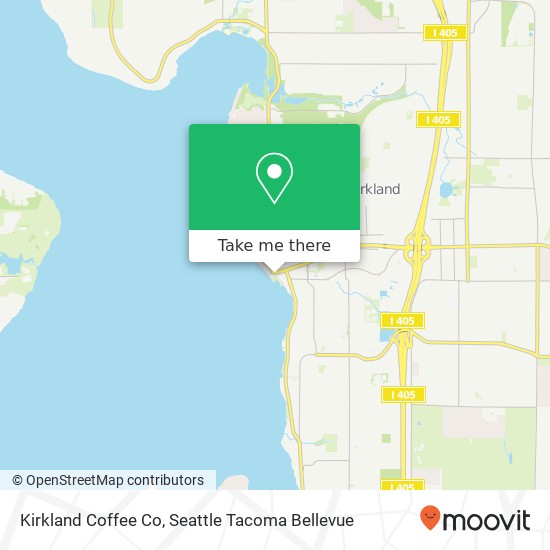 Mapa de Kirkland Coffee Co