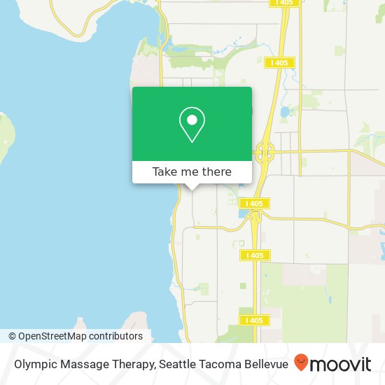 Olympic Massage Therapy map