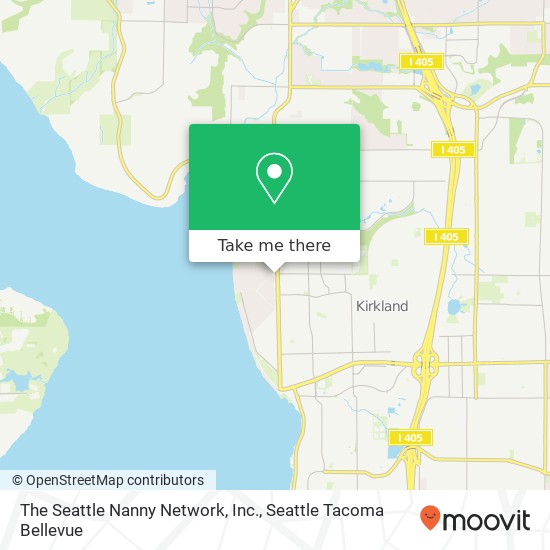 Mapa de The Seattle Nanny Network, Inc.