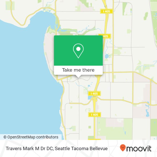 Mapa de Travers Mark M Dr DC