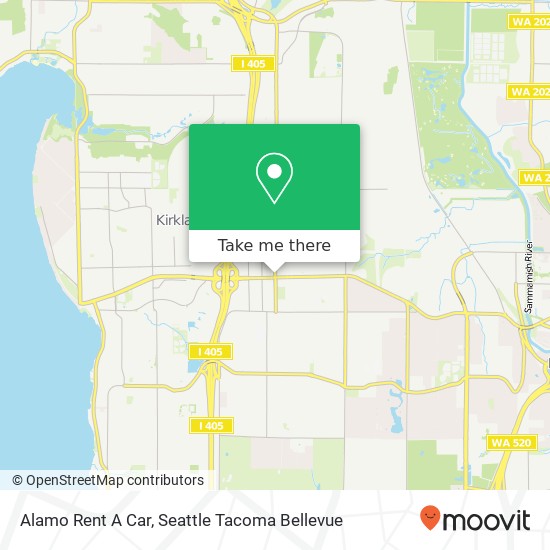 Alamo Rent A Car map