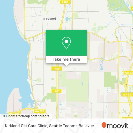 Kirkland Cat Care Clinic map