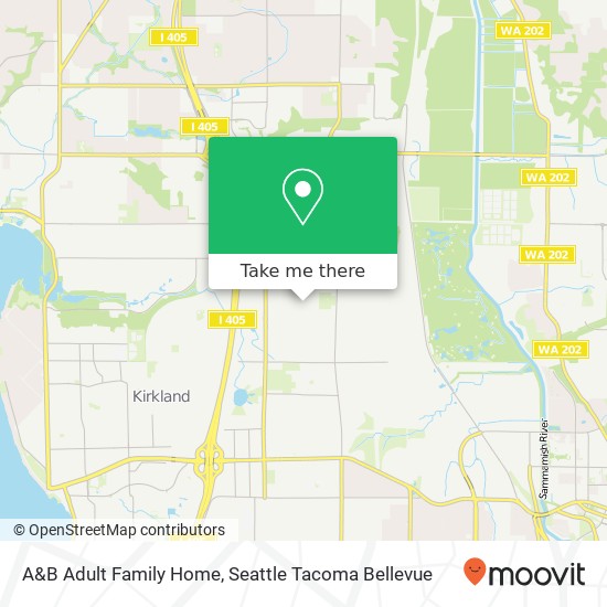 Mapa de A&B Adult Family Home