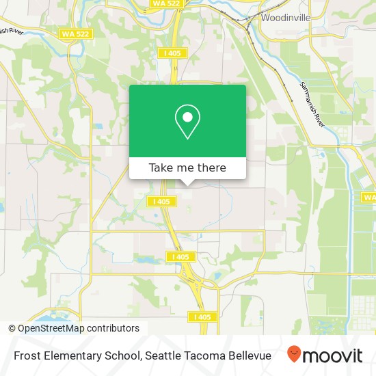 Mapa de Frost Elementary School