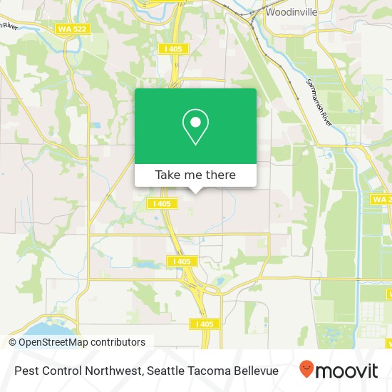 Pest Control Northwest map