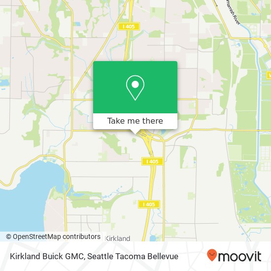 Kirkland Buick GMC map