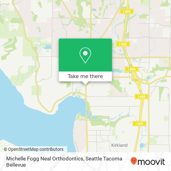 Michelle Fogg Neal Orthodontics map