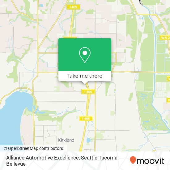 Alliance Automotive Excellence map