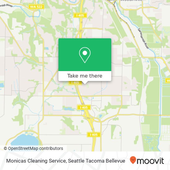 Monicas Cleaning Service map