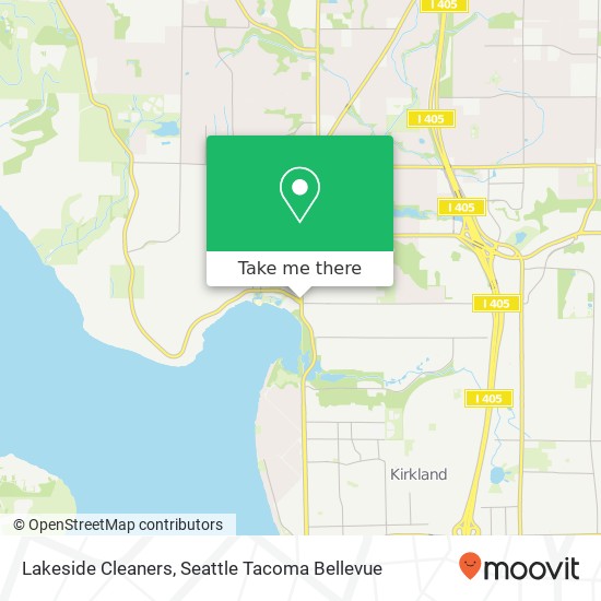 Lakeside Cleaners map