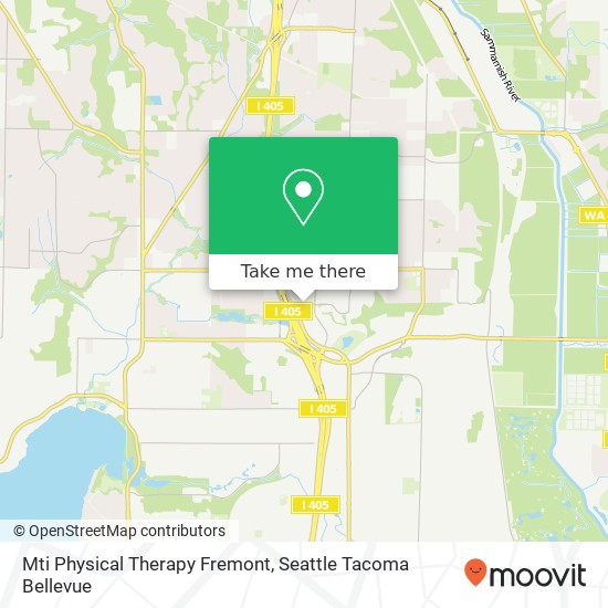 Mapa de Mti Physical Therapy Fremont