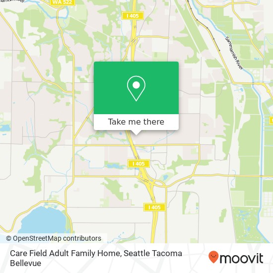 Care Field Adult Family Home map