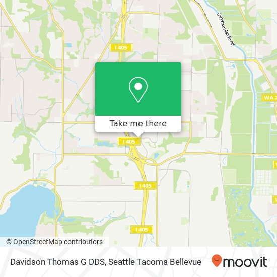 Davidson Thomas G DDS map
