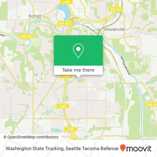Mapa de Washington State Trucking
