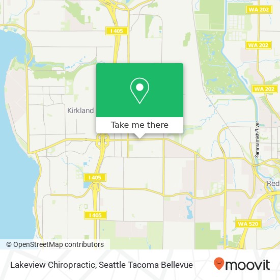 Lakeview Chiropractic map