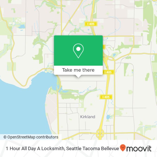 1 Hour All Day A Locksmith map