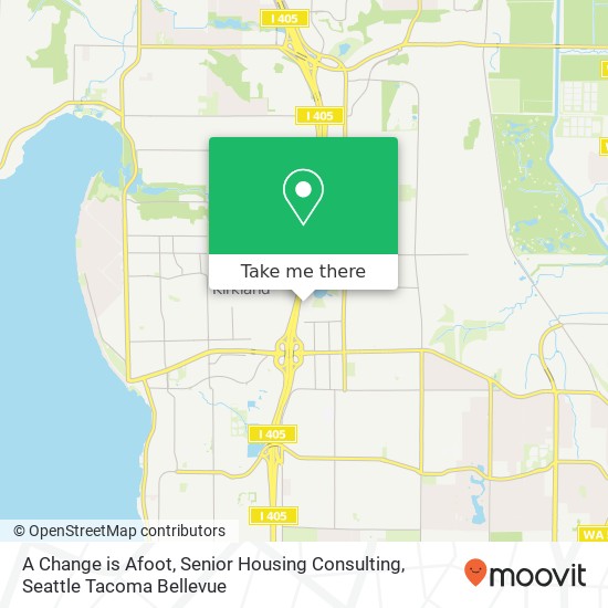 Mapa de A Change is Afoot, Senior Housing Consulting