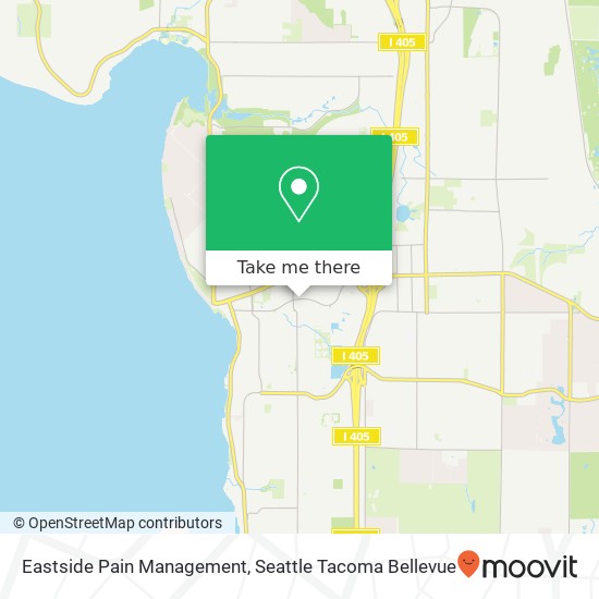 Mapa de Eastside Pain Management