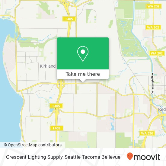 Mapa de Crescent Lighting Supply