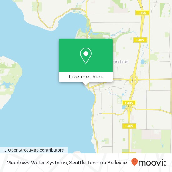 Meadows Water Systems map