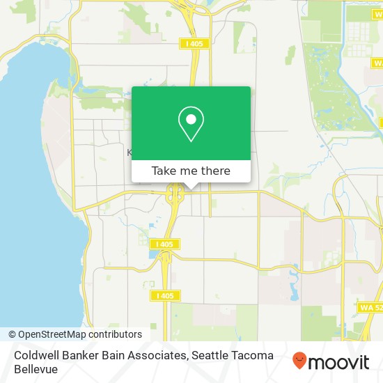 Coldwell Banker Bain Associates map