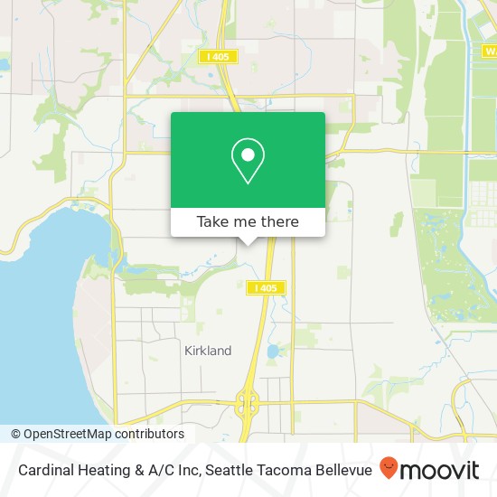 Cardinal Heating & A/C Inc map