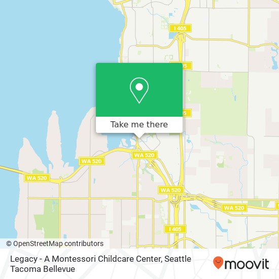 Mapa de Legacy - A Montessori Childcare Center