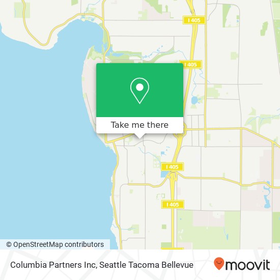 Mapa de Columbia Partners Inc