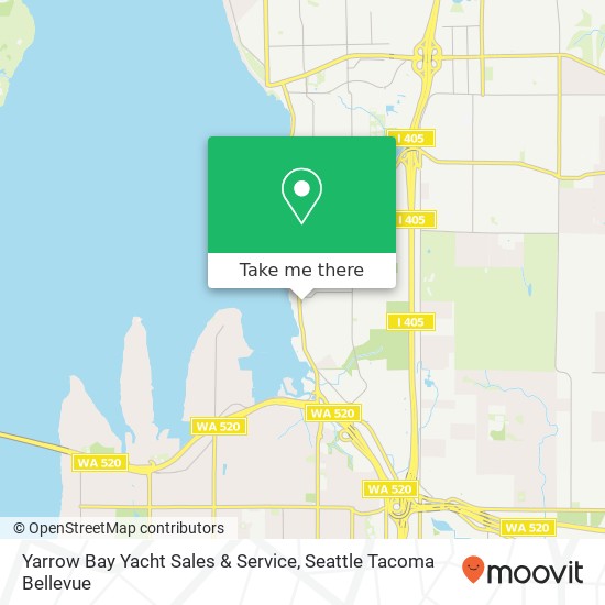 Mapa de Yarrow Bay Yacht Sales & Service