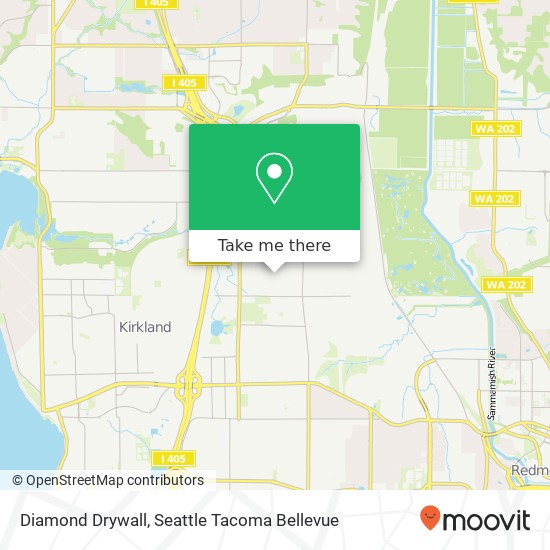 Diamond Drywall map