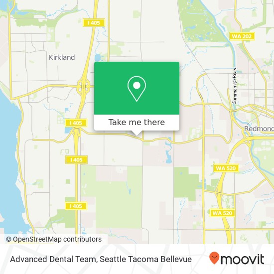 Advanced Dental Team map