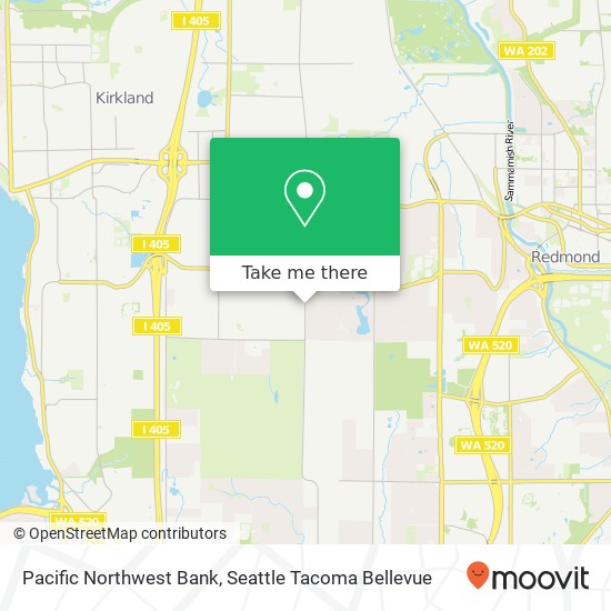 Pacific Northwest Bank map