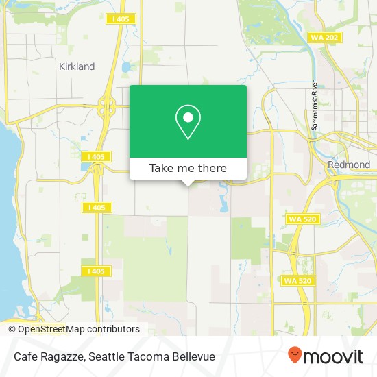 Mapa de Cafe Ragazze