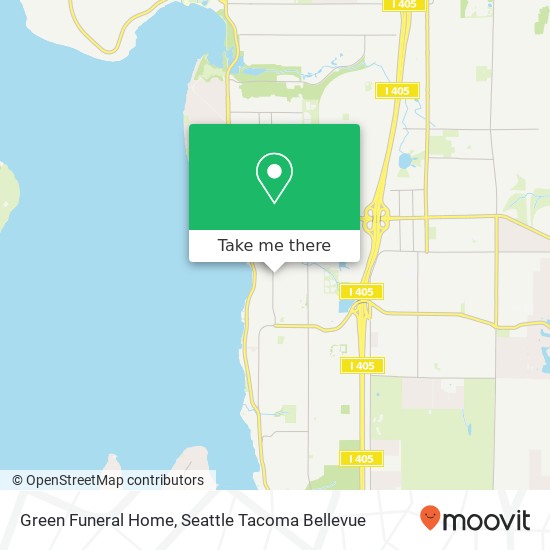 Green Funeral Home map