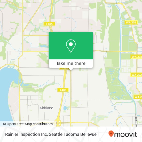 Mapa de Rainier Inspection Inc