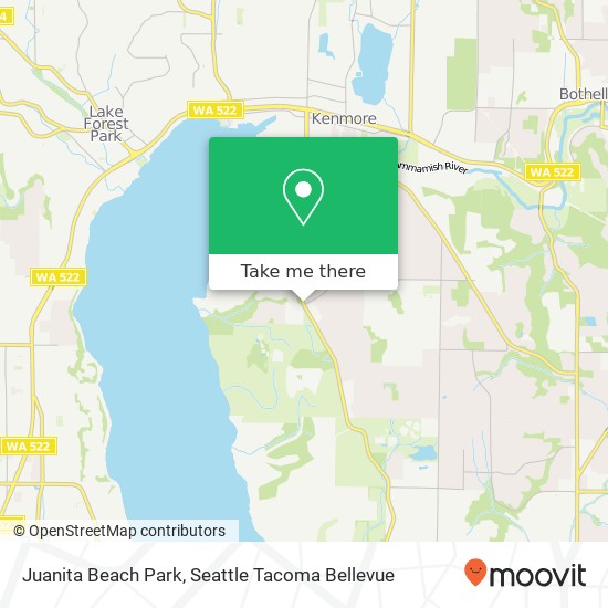 Mapa de Juanita Beach Park
