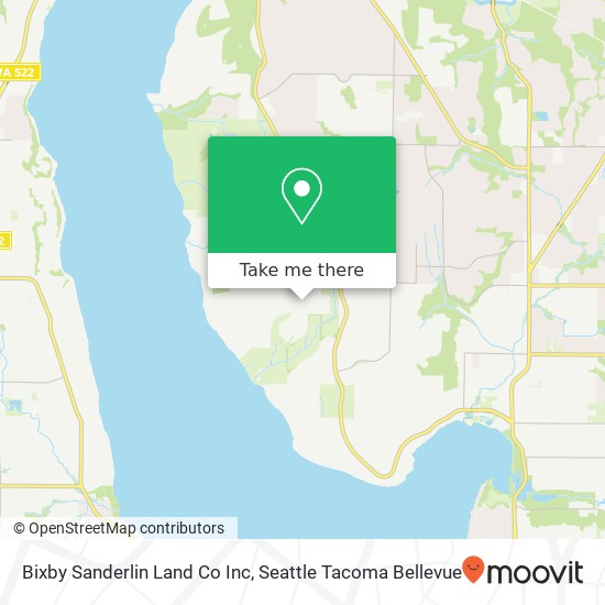 Mapa de Bixby Sanderlin Land Co Inc