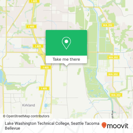 Mapa de Lake Washington Technical College