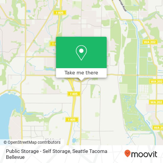 Mapa de Public Storage - Self Storage